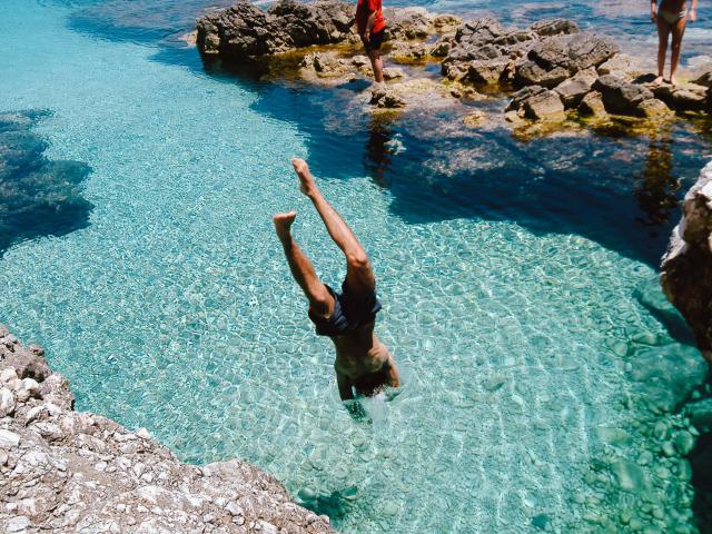 Levanzo tuffo cala