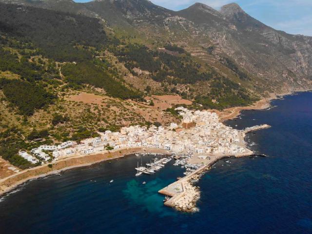 Marettimo Harbor landscape